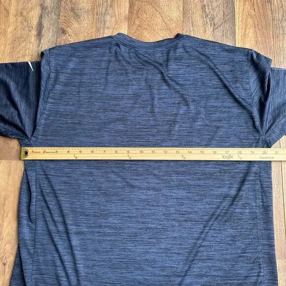 New England Patriots T-Shirt Men's Large Blue Nike On Field Long Sleeve 6196 - Picture 9 of 11